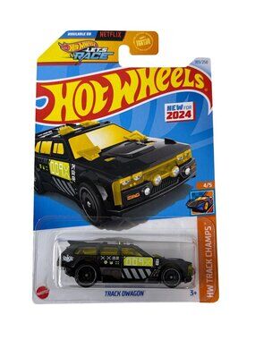 Hot Wheels Track Dwagon Blue 2024 HW Track Champs 4/5 1/64 Diecast Car
